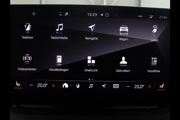 Škoda Enyaq iV 60 Sportline | SOH 92,3% | Leder/alcantara | Adaptive cruise | Stuur/stoel verwarming | Climate control | 3 zone klimaat | Sfeerverlichting | Carplay | Camera | Park assist