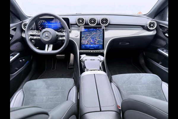 Mercedes-Benz C-Klasse 300 e Business Solution AMG AMG Line | Night Pakket | Panorama Schuif-Kanteldak | Parkeerpakket met 360°-camera | Alarm | Sfeerverlichting. Inclusief 24 maanden MB Certified garantie voor Europa.