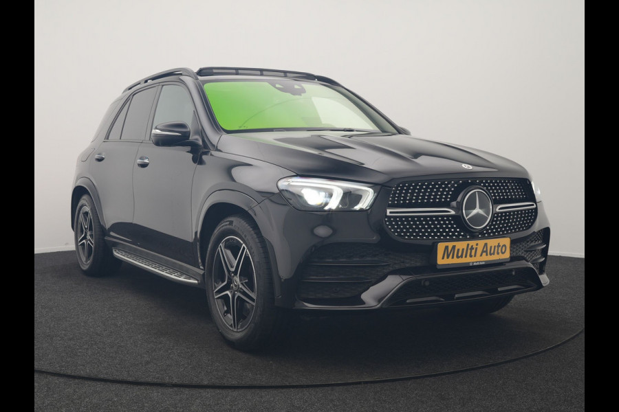 Mercedes-Benz GLE 350 e 4MATIC AMG Night PHEV 333pk Dealer O.H. | Trekhaak Af Fabriek | Panodak | Adaptive Cruise | 360 Camera | Burmester Audio | Lederen Sportstoelen Memory & Verwarmd | Sfeerverlichting | Keyless | Blis | Widescreen Navi | Apple Carplay | Plug In Hybrid |