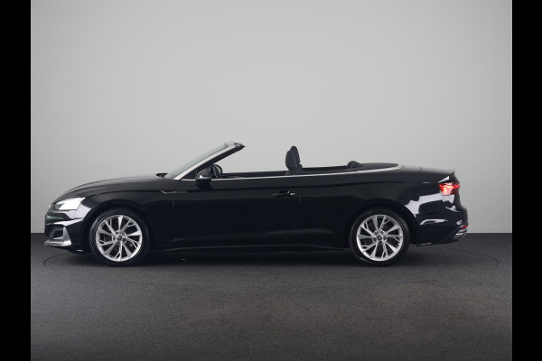 Audi A5 Cabriolet 40 TFSI Launch edition Sport 190pk | lederen bekleding, | Nekverwarming | matrix LED koplampen | Navigatiesysteem full map | Voorstoelen verwarmd