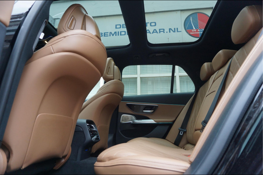 Mercedes-Benz E-Klasse Estate 300 e AMG Line Premium Plus Airmatic | Hyperscreen | Trekhaak | Pano | Adaptive + Lane | Memory Stoelmassage + Koeling + Verwarming | NL auto |
