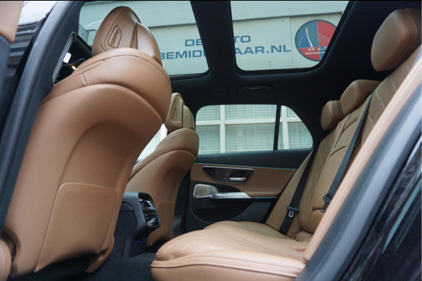 Mercedes-Benz E-Klasse Estate 300 e AMG Line Premium Plus Airmatic | Hyperscreen | Trekhaak | Pano | Adaptive + Lane | Memory Stoelmassage + Koeling + Verwarming | NL auto |