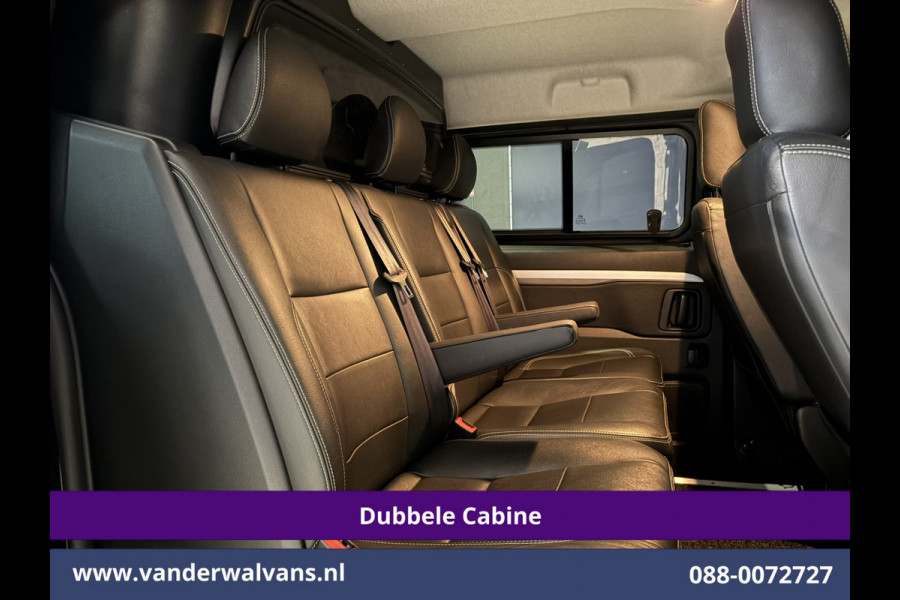 Peugeot Expert 2.0 BlueHDI 177pk Automaat L3H1 Dubbele Cabine Sport Euro6 Airco | 5-Zits | Camera | Navigatie | Apple Carplay | Xenon | 2x Zijd Cruisecontrol, Android Auto, LM Velgen, Dakrails, Sidebars, Spoiler, Elektrische Stoelbediening, Bumperkit, leder, Parkeersensoren, Achterklep