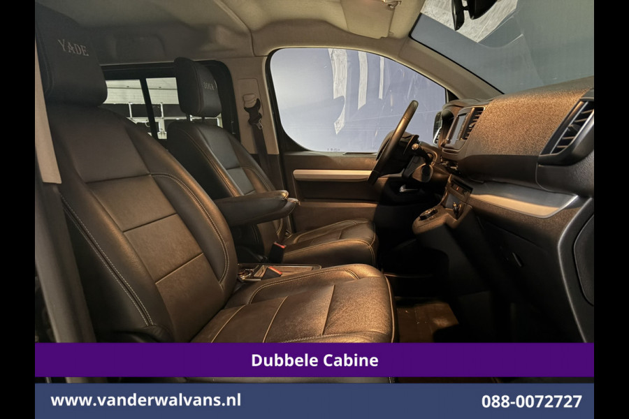 Peugeot Expert 2.0 BlueHDI 177pk Automaat L3H1 Dubbele Cabine Sport Euro6 Airco | 5-Zits | Camera | Navigatie | Apple Carplay | Xenon | 2x Zijd Cruisecontrol, Android Auto, LM Velgen, Dakrails, Sidebars, Spoiler, Elektrische Stoelbediening, Bumperkit, leder, Parkeersensoren, Achterklep