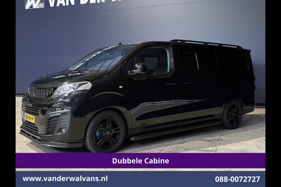 Peugeot Expert 2.0 BlueHDI 177pk Automaat L3H1 Dubbele Cabine Sport Euro6 Airco | 5-Zits | Camera | Navigatie | Apple Carplay | Xenon | 2x Zijd Cruisecontrol, Android Auto, LM Velgen, Dakrails, Sidebars, Spoiler, Elektrische Stoelbediening, Bumperkit, leder, Parkeersensoren, Achterklep