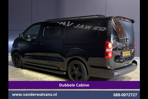 Peugeot Expert 2.0 BlueHDI 177pk Automaat L3H1 Dubbele Cabine Sport Euro6 Airco | 5-Zits | Camera | Navigatie | Apple Carplay | Xenon | 2x Zijd Cruisecontrol, Android Auto, LM Velgen, Dakrails, Sidebars, Spoiler, Elektrische Stoelbediening, Bumperkit, leder, Parkeersensoren, Achterklep