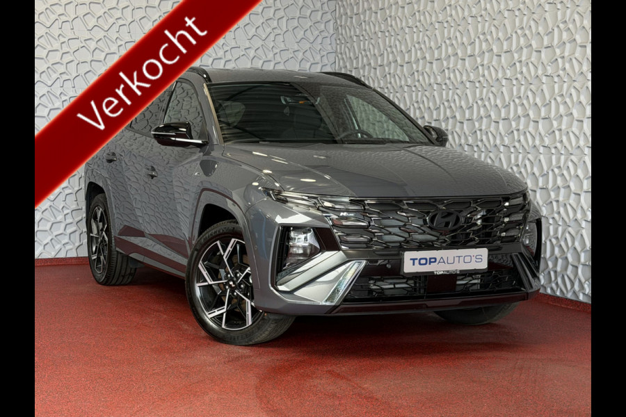 Hyundai Tucson NIEUW 1.6 T-GDI PHEV N-LINE 360°CAMERA ELEK.KLEP ELEK.STOEL MEMORY VERWARMD/GEKOELD SUBWOOFER 19" LMV ZWARTE HEMEL STUURVERW. PLUG IN HYBRIDE