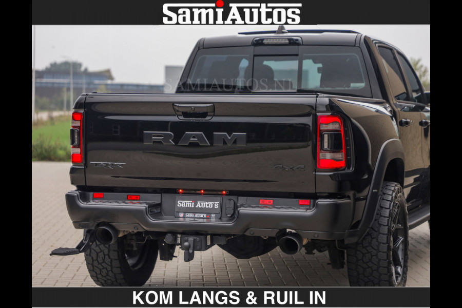 Dodge Ram TRX HELLCAT | 6.2 V8 712PK SUPERCHARGER | RODE STIKSELS | FULLY LOADED | CARBON | CREW CAB | DUBBELE CABINE | 5 PERSOONS | De specialist in Amerikaanse pick‑ups in Nederland en Europa.