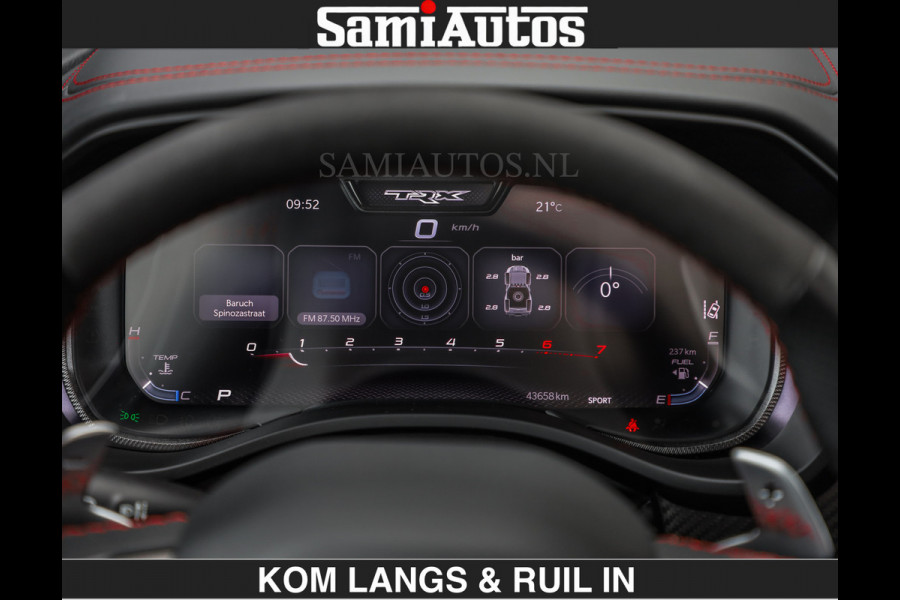 Dodge Ram TRX HELLCAT | 6.2 V8 712PK SUPERCHARGER | RODE STIKSELS | FULLY LOADED | CARBON | CREW CAB | DUBBELE CABINE | 5 PERSOONS | De specialist in Amerikaanse pick‑ups in Nederland en Europa.