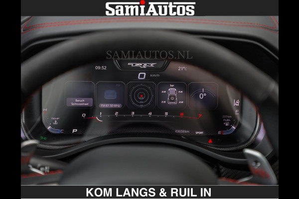 Dodge Ram TRX HELLCAT | 6.2 V8 712PK SUPERCHARGER | RODE STIKSELS | FULLY LOADED | CARBON | CREW CAB | DUBBELE CABINE | 5 PERSOONS | De specialist in Amerikaanse pick‑ups in Nederland en Europa.