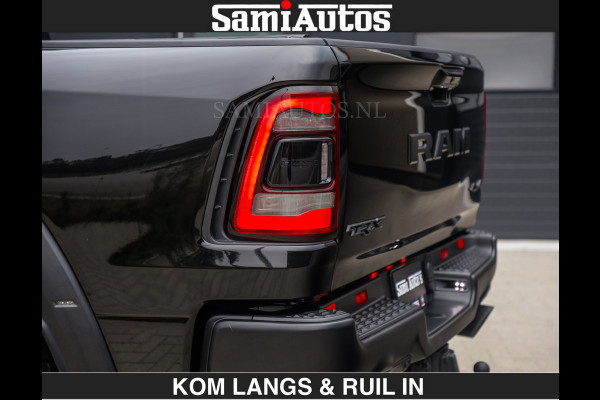 Dodge Ram TRX HELLCAT | 6.2 V8 712PK SUPERCHARGER | RODE STIKSELS | FULLY LOADED | CARBON | CREW CAB | DUBBELE CABINE | 5 PERSOONS | De specialist in Amerikaanse pick‑ups in Nederland en Europa.