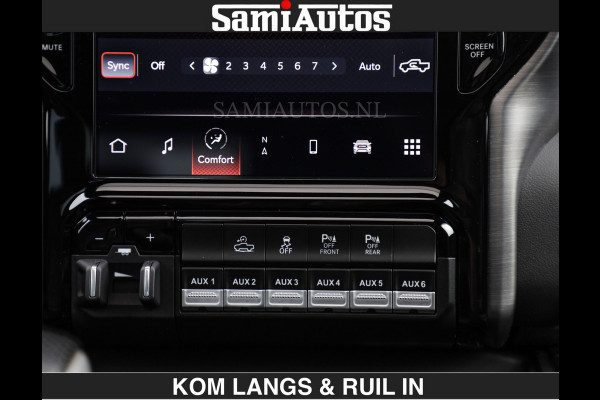 Dodge Ram TRX HELLCAT | 6.2 V8 712PK SUPERCHARGER | RODE STIKSELS | FULLY LOADED | CARBON | CREW CAB | DUBBELE CABINE | 5 PERSOONS | De specialist in Amerikaanse pick‑ups in Nederland en Europa.