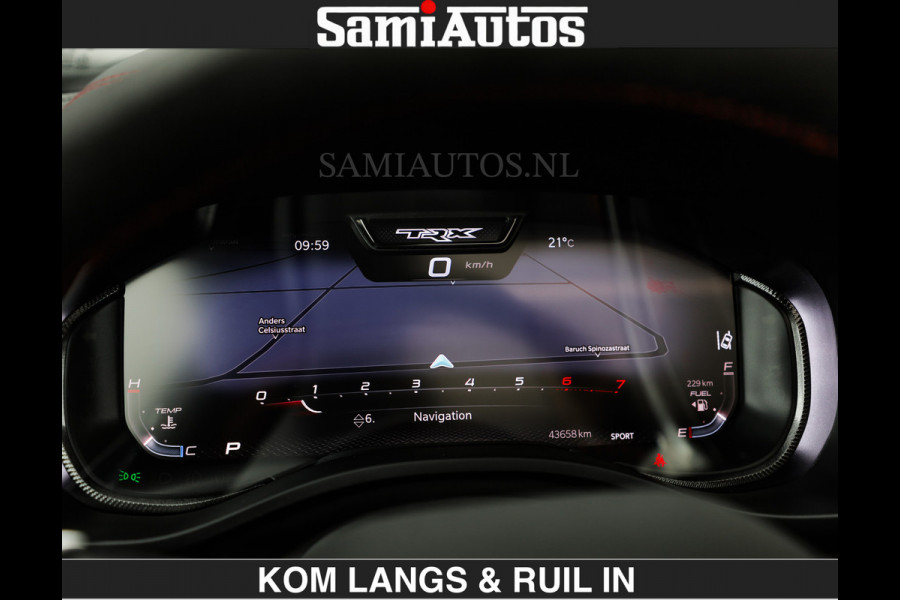 Dodge Ram TRX HELLCAT | 6.2 V8 712PK SUPERCHARGER | RODE STIKSELS | FULLY LOADED | CARBON | CREW CAB | DUBBELE CABINE | 5 PERSOONS | De specialist in Amerikaanse pick‑ups in Nederland en Europa.