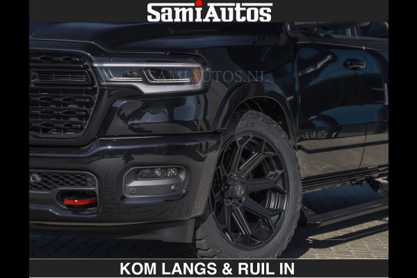 Dodge Ram LIMITED 2027 5.7 V8 HEMI | MAXIMAAL UITGERUST | DUBBELE CABINE | 5 PERSOONS | DC | Allernieuwste Limited uitvoering – volledig uitgerust met alle opties.