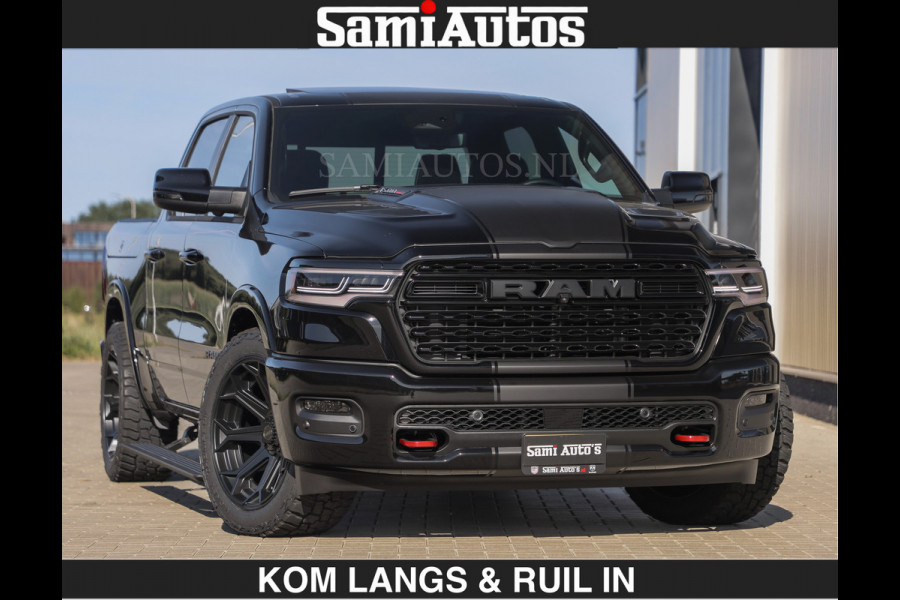 Dodge Ram LIMITED 2027 5.7 V8 HEMI | MAXIMAAL UITGERUST | DUBBELE CABINE | 5 PERSOONS | DC | Allernieuwste Limited uitvoering – volledig uitgerust met alle opties.