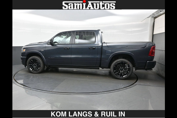 Dodge Ram LIMITED 2027 5.7 V8 HEMI | MAXIMAAL UITGERUST | NIEUWE KLEUR Forged Blue Metallic met Ebony Red interior seats | DUBBELE CABINE | 5 PERSOONS | DC | Allernieuwste Limited 2027 in nieuwe kleur Forged Blue  – volledig uitgerust met alle opties.