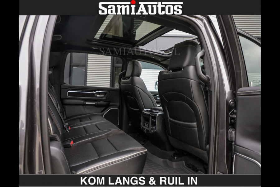 Dodge Ram SPORT LARAMIE 5.7 V8 HEMI | LUCHTVERING | 2023 | PANODAK | GROOTSCHERM | DC | TOP KLEUR GRANITE | CREW CAB | DUBBELE CABINE | 5 PERSOONS |