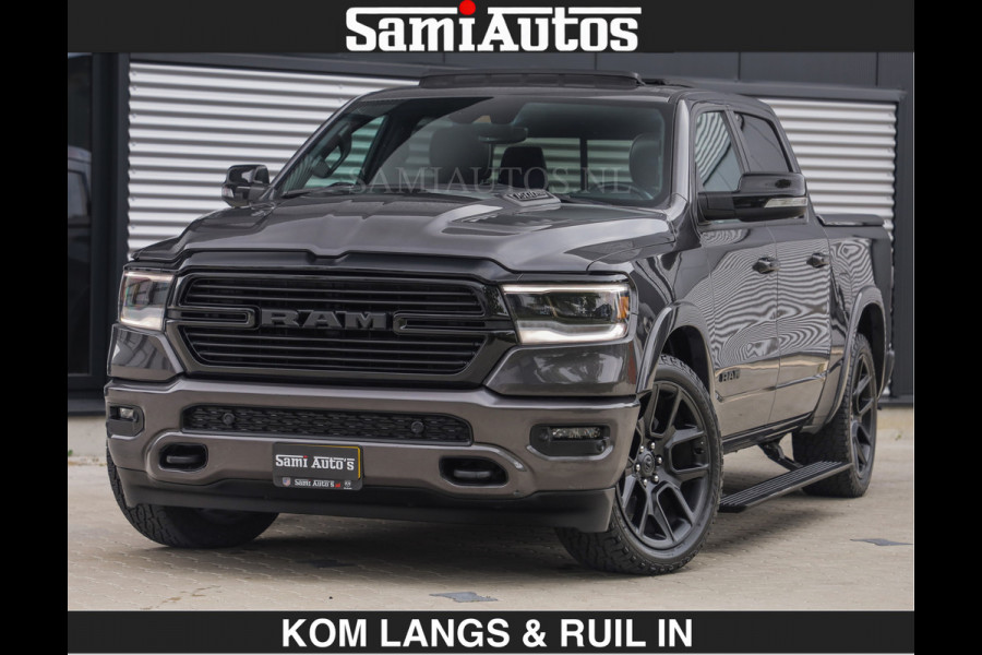 Dodge Ram SPORT LARAMIE 5.7 V8 HEMI | LUCHTVERING | 2023 | PANODAK | GROOTSCHERM | DC | TOP KLEUR GRANITE | CREW CAB | DUBBELE CABINE | 5 PERSOONS |