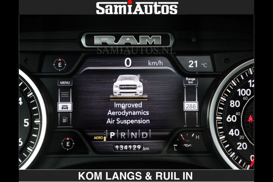 Dodge Ram SPORT LARAMIE 5.7 V8 HEMI | LUCHTVERING | 2023 | PANODAK | GROOTSCHERM | DC | TOP KLEUR GRANITE | CREW CAB | DUBBELE CABINE | 5 PERSOONS |