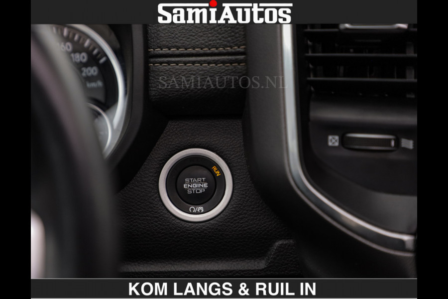 Dodge Ram SPORT LARAMIE 5.7 V8 HEMI | LUCHTVERING | 2023 | PANODAK | GROOTSCHERM | DC | TOP KLEUR GRANITE | CREW CAB | DUBBELE CABINE | 5 PERSOONS |