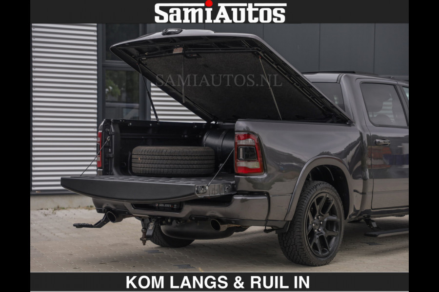 Dodge Ram SPORT LARAMIE 5.7 V8 HEMI | LUCHTVERING | 2023 | PANODAK | GROOTSCHERM | DC | TOP KLEUR GRANITE | CREW CAB | DUBBELE CABINE | 5 PERSOONS |