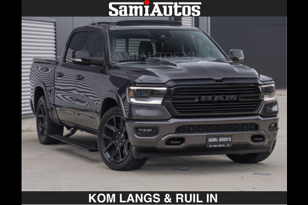 Dodge Ram SPORT LARAMIE 5.7 V8 HEMI | LUCHTVERING | 2023 | PANODAK | GROOTSCHERM | DC | TOP KLEUR GRANITE | CREW CAB | DUBBELE CABINE | 5 PERSOONS |