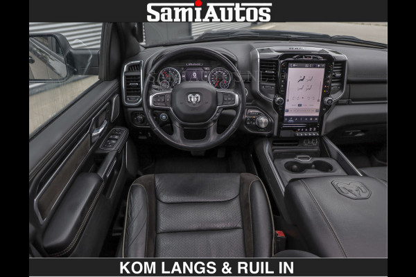Dodge Ram SPORT LARAMIE 5.7 V8 HEMI | LUCHTVERING | 2023 | PANODAK | GROOTSCHERM | DC | TOP KLEUR GRANITE | CREW CAB | DUBBELE CABINE | 5 PERSOONS |
