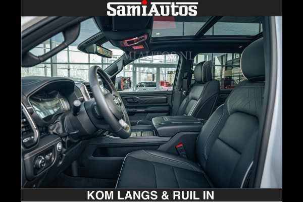 Dodge Ram LIMITED H.O 540 PK 706Nm | Massage + Full Option | De Meest Luxe en Volle Pick-Up in zijn Klasse | Comfortabele Dubbele Cabine met Royale 5 Zitplaatsen | BPM vrij | Nu Leverbaar uit Voorraad | Voorraad Nr 2336 - 7700 | De specialist in Amerikaanse pick‑ups in Nederland en Europa.