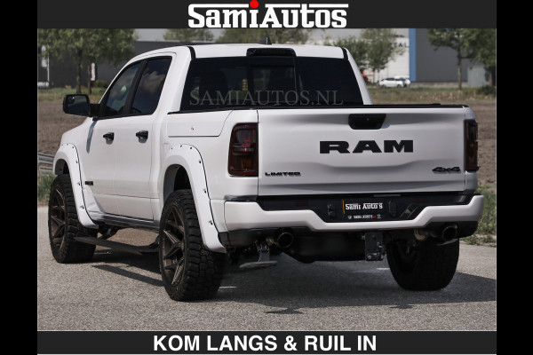 Dodge Ram LIMITED H.O 540 PK 706Nm | Massage + Full Option | De Meest Luxe en Volle Pick-Up in zijn Klasse | Comfortabele Dubbele Cabine met Royale 5 Zitplaatsen | BPM vrij | Nu Leverbaar uit Voorraad | Voorraad Nr 2336 - 7700 | De specialist in Amerikaanse pick‑ups in Nederland en Europa.