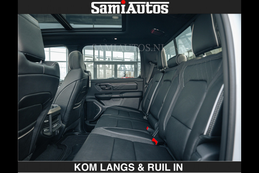 Dodge Ram LIMITED H.O 540 PK 706Nm | Massage + Full Option | De Meest Luxe en Volle Pick-Up in zijn Klasse | Comfortabele Dubbele Cabine met Royale 5 Zitplaatsen | BPM vrij | Nu Leverbaar uit Voorraad | Voorraad Nr 2336 - 7700 | De specialist in Amerikaanse pick‑ups in Nederland en Europa.