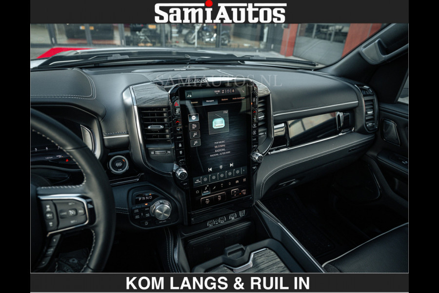 Dodge Ram LIMITED H.O 540 PK 706Nm | Massage + Full Option | De Meest Luxe en Volle Pick-Up in zijn Klasse | Comfortabele Dubbele Cabine met Royale 5 Zitplaatsen | BPM vrij | Nu Leverbaar uit Voorraad | Voorraad Nr 2336 - 7700 | De specialist in Amerikaanse pick‑ups in Nederland en Europa.