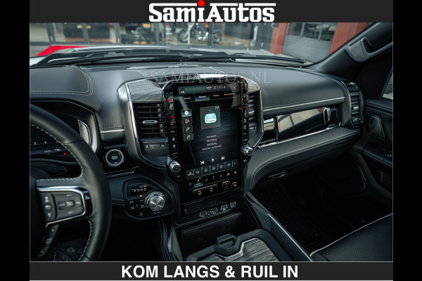 Dodge Ram LIMITED H.O 540 PK 706Nm | Massage + Full Option | De Meest Luxe en Volle Pick-Up in zijn Klasse | Comfortabele Dubbele Cabine met Royale 5 Zitplaatsen | BPM vrij | Nu Leverbaar uit Voorraad | Voorraad Nr 2336 - 7700 | De specialist in Amerikaanse pick‑ups in Nederland en Europa.