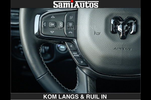 Dodge Ram LIMITED H.O 540 PK 706Nm | Massage + Full Option | De Meest Luxe en Volle Pick-Up in zijn Klasse | Comfortabele Dubbele Cabine met Royale 5 Zitplaatsen | BPM vrij | Nu Leverbaar uit Voorraad | Voorraad Nr 2336 - 7700 | De specialist in Amerikaanse pick‑ups in Nederland en Europa.