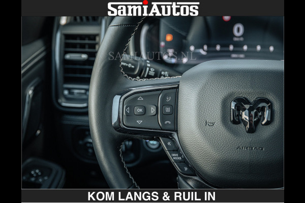 Dodge Ram LIMITED H.O 540 PK 706Nm | Massage + Full Option | De Meest Luxe en Volle Pick-Up in zijn Klasse | Comfortabele Dubbele Cabine met Royale 5 Zitplaatsen | BPM vrij | Nu Leverbaar uit Voorraad | Voorraad Nr 2336 - 7700 | De specialist in Amerikaanse pick‑ups in Nederland en Europa.