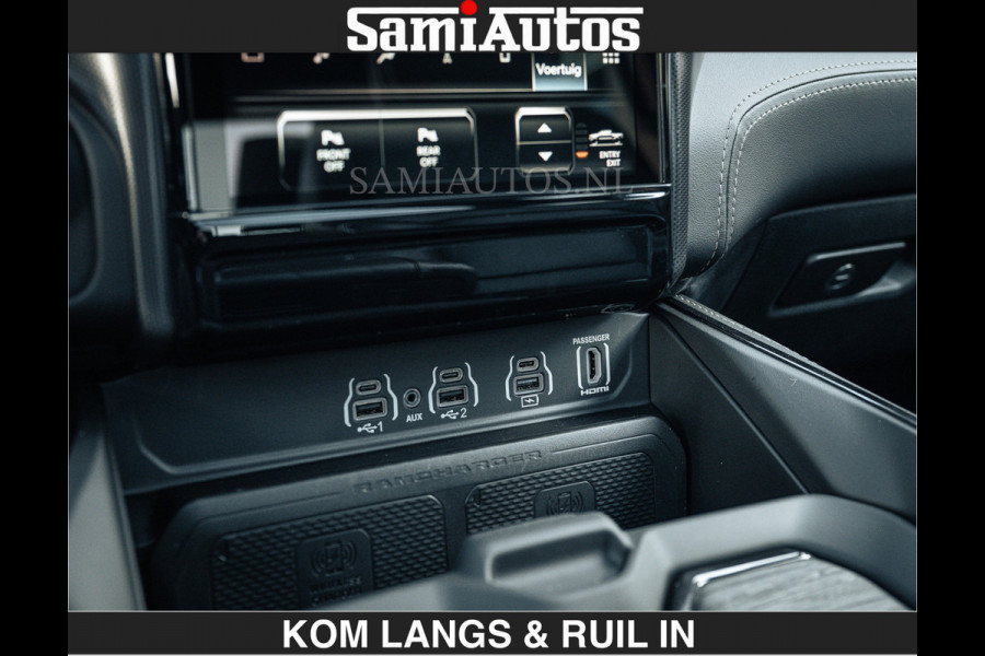 Dodge Ram LIMITED H.O 540 PK 706Nm | Massage + Full Option | De Meest Luxe en Volle Pick-Up in zijn Klasse | Comfortabele Dubbele Cabine met Royale 5 Zitplaatsen | BPM vrij | Nu Leverbaar uit Voorraad | Voorraad Nr 2336 - 7700 | De specialist in Amerikaanse pick‑ups in Nederland en Europa.