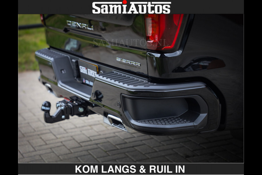 GMC Sierra DENALI | All-In Prijs | 6,2 V8 Full Option | De Meest Luxe Pick-Up in zijn Klasse | Comfortabele Dubbele Cabine met Royale 5 Zitplaatsen | BPM vrij | Nu Leverbaar uit Voorraad | Voorraad Nr 1788 | De specialist in Amerikaanse pick‑ups in Nederland en Europa.