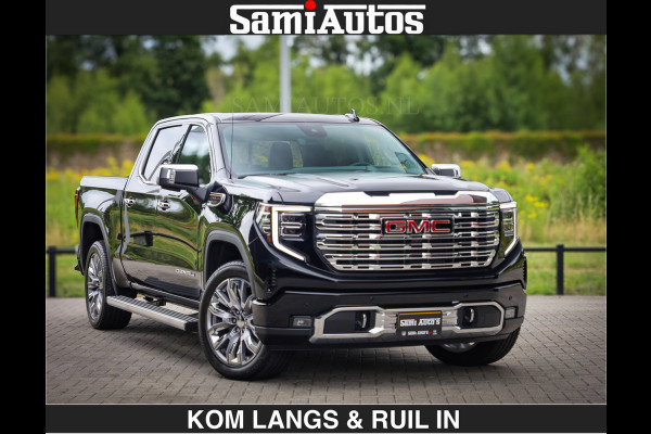 GMC Sierra DENALI | All-In Prijs | 6,2 V8 Full Option | De Meest Luxe Pick-Up in zijn Klasse | Comfortabele Dubbele Cabine met Royale 5 Zitplaatsen | BPM vrij | Nu Leverbaar uit Voorraad | Voorraad Nr 1788 | De specialist in Amerikaanse pick‑ups in Nederland en Europa.