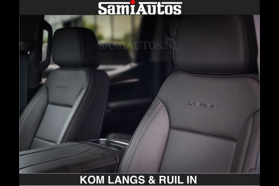 GMC Sierra DENALI | All-In Prijs | 6,2 V8 Full Option | De Meest Luxe Pick-Up in zijn Klasse | Comfortabele Dubbele Cabine met Royale 5 Zitplaatsen | BPM vrij | Nu Leverbaar uit Voorraad | Voorraad Nr 1788 | De specialist in Amerikaanse pick‑ups in Nederland en Europa.