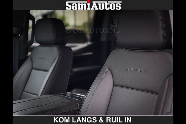GMC Sierra DENALI | All-In Prijs | 6,2 V8 Full Option | De Meest Luxe Pick-Up in zijn Klasse | Comfortabele Dubbele Cabine met Royale 5 Zitplaatsen | BPM vrij | Nu Leverbaar uit Voorraad | Voorraad Nr 1788 | De specialist in Amerikaanse pick‑ups in Nederland en Europa.