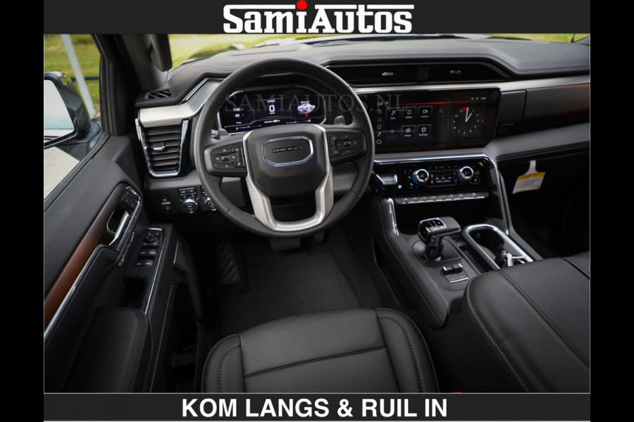 GMC Sierra DENALI | All-In Prijs | 6,2 V8 Full Option | De Meest Luxe Pick-Up in zijn Klasse | Comfortabele Dubbele Cabine met Royale 5 Zitplaatsen | BPM vrij | Nu Leverbaar uit Voorraad | Voorraad Nr 1788 | De specialist in Amerikaanse pick‑ups in Nederland en Europa.