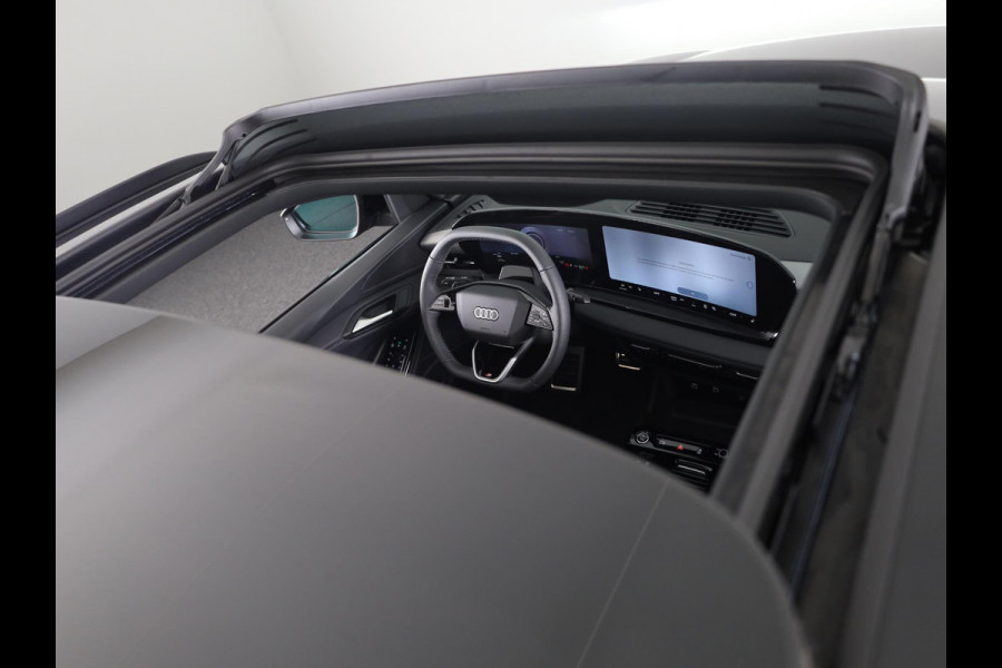 Audi Q6 Sportback e-tron S edition 83Kwh 252 pk | Glazen panoramadak | Exterieurpakket zwart | Trekhaak, mechanisch draaibaar | S line zwart leder-kunstleder |
