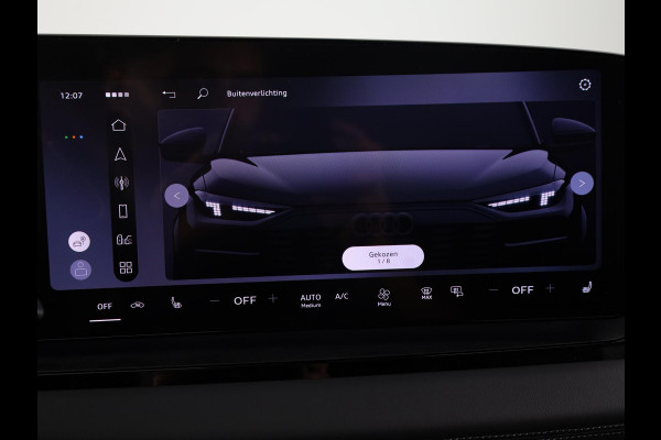 Audi Q6 Sportback e-tron S edition 83Kwh 252 pk | Glazen panoramadak | Exterieurpakket zwart | Trekhaak, mechanisch draaibaar | S line zwart leder-kunstleder |