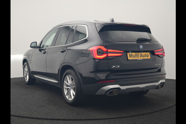 BMW X3 xDrive30e Advantage FACELIFT PHEV 293pk Dealer O.H. | Trekhaak Af Fabriek | Panodak | 360 Camera | Lederen Sportstoelen & Stuur Verwarmd | Apple Carplay | Navigatie | DAB | Virtual Cockpit | Plug In Hybrid |