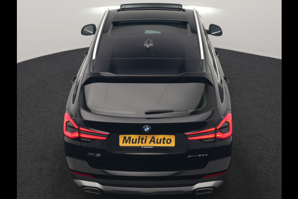 BMW X3 xDrive30e Advantage FACELIFT PHEV 293pk Dealer O.H. | Trekhaak Af Fabriek | Panodak | 360 Camera | Lederen Sportstoelen & Stuur Verwarmd | Apple Carplay | Navigatie | DAB | Virtual Cockpit | Plug In Hybrid |