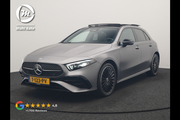 Mercedes-Benz A-Klasse 250 e AMG Line PHEV 218pk FACELIFT Dealer O.H. | Panodak | Multi Beam LED | Camera | Alcantara Sportstoelen Verwarmd | Keyless | Sfeerverlichting | Apple Carplay | Cruise Control | Navigatie | DAB | 19"L.M | Plug In Hybrid