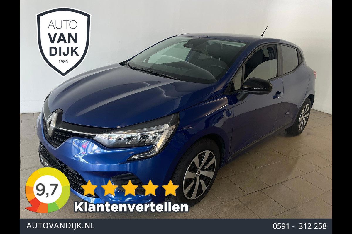 Renault Clio 1.0 TCe 90 Equilibre AIRCO NAVI CRUISE APPLE CARPLAY ELEK RAMEN CENT VERG METALLIC LAK ZEER NETTE AUTO