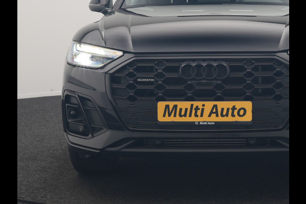 Audi Q5 55 TFSI e 2x S Line PHEV 367pk | Trekhaak Af Fabriek | Panodak | 360 Camera | Lederen Sportstoelen Memory & Verwarmd | Keyless | Blis | Apple Carplay | Cruise Control | Navigatie | DAB | Plug In Hybrid |