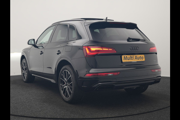 Audi Q5 55 TFSI e 2x S Line PHEV 367pk | Trekhaak Af Fabriek | Panodak | 360 Camera | Lederen Sportstoelen Memory & Verwarmd | Keyless | Blis | Apple Carplay | Cruise Control | Navigatie | DAB | Plug In Hybrid |