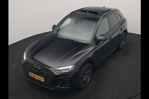 Audi Q5 55 TFSI e 2x S Line PHEV 367pk | Trekhaak Af Fabriek | Panodak | 360 Camera | Lederen Sportstoelen Memory & Verwarmd | Keyless | Blis | Apple Carplay | Cruise Control | Navigatie | DAB | Plug In Hybrid |