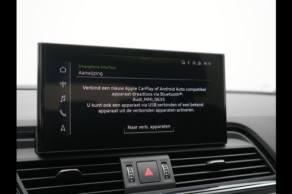 Audi Q5 55 TFSI e 2x S Line PHEV 367pk | Trekhaak Af Fabriek | Panodak | 360 Camera | Lederen Sportstoelen Memory & Verwarmd | Keyless | Blis | Apple Carplay | Cruise Control | Navigatie | DAB | Plug In Hybrid |